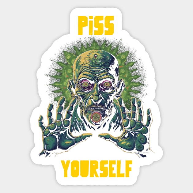 Piss yourself Sticker by Popstarbowser